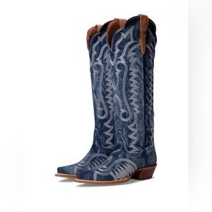 Blue Denim Western/Cowboy Boots